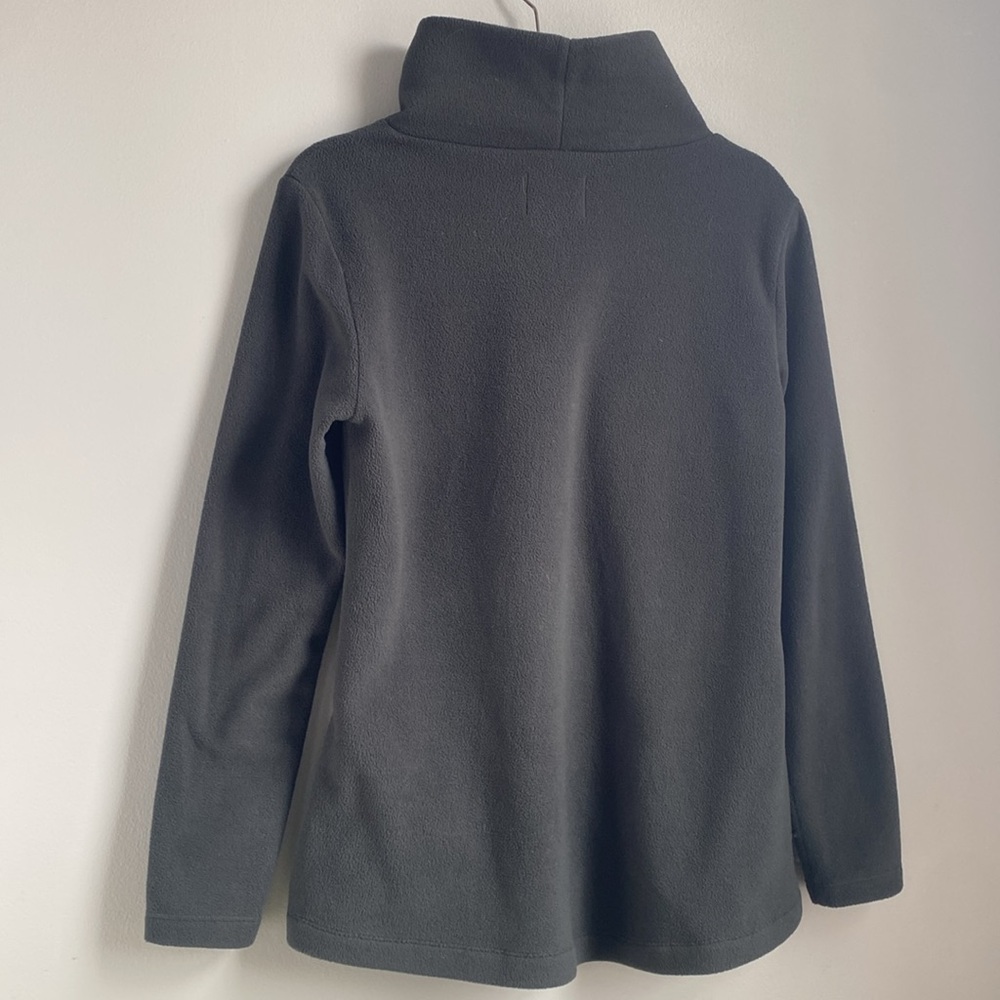 Dudley Stephens Cobble Hill Vello Fleece Turtleneck Steel Grey - Picture 5 of 10